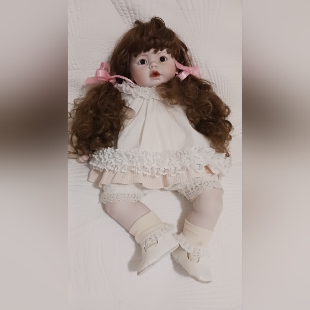Ceramic doll.